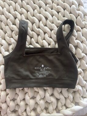 Spiritual Gangster Olive Scoop Support Bralette